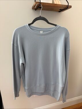 Balance Collection Light Blue Crewneck Sweatshirt